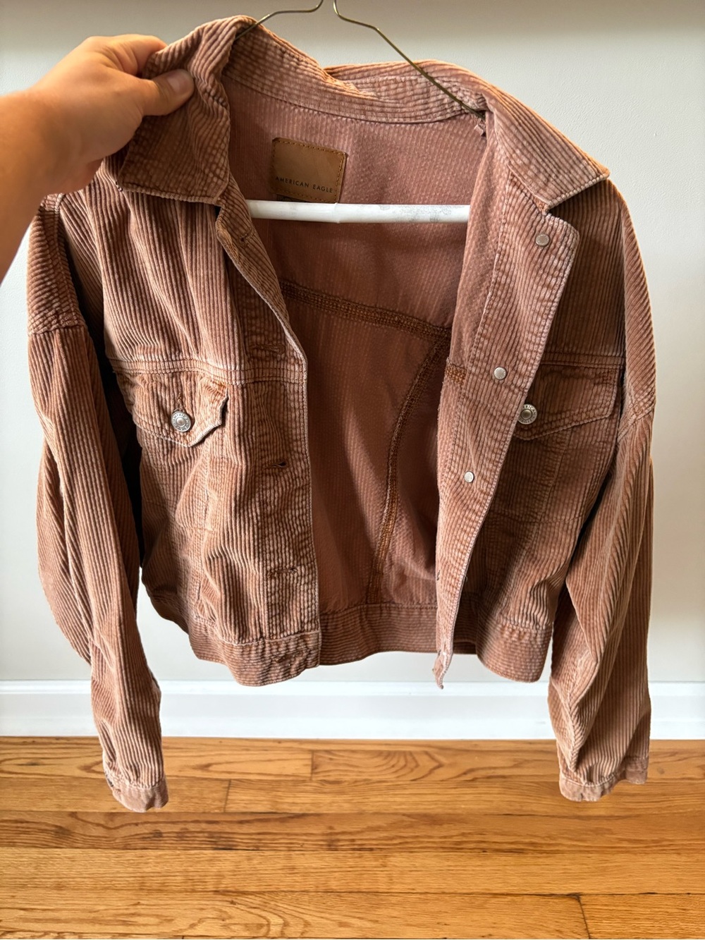American Eagle Outfitters Women's Corduroy Trucker Jacket